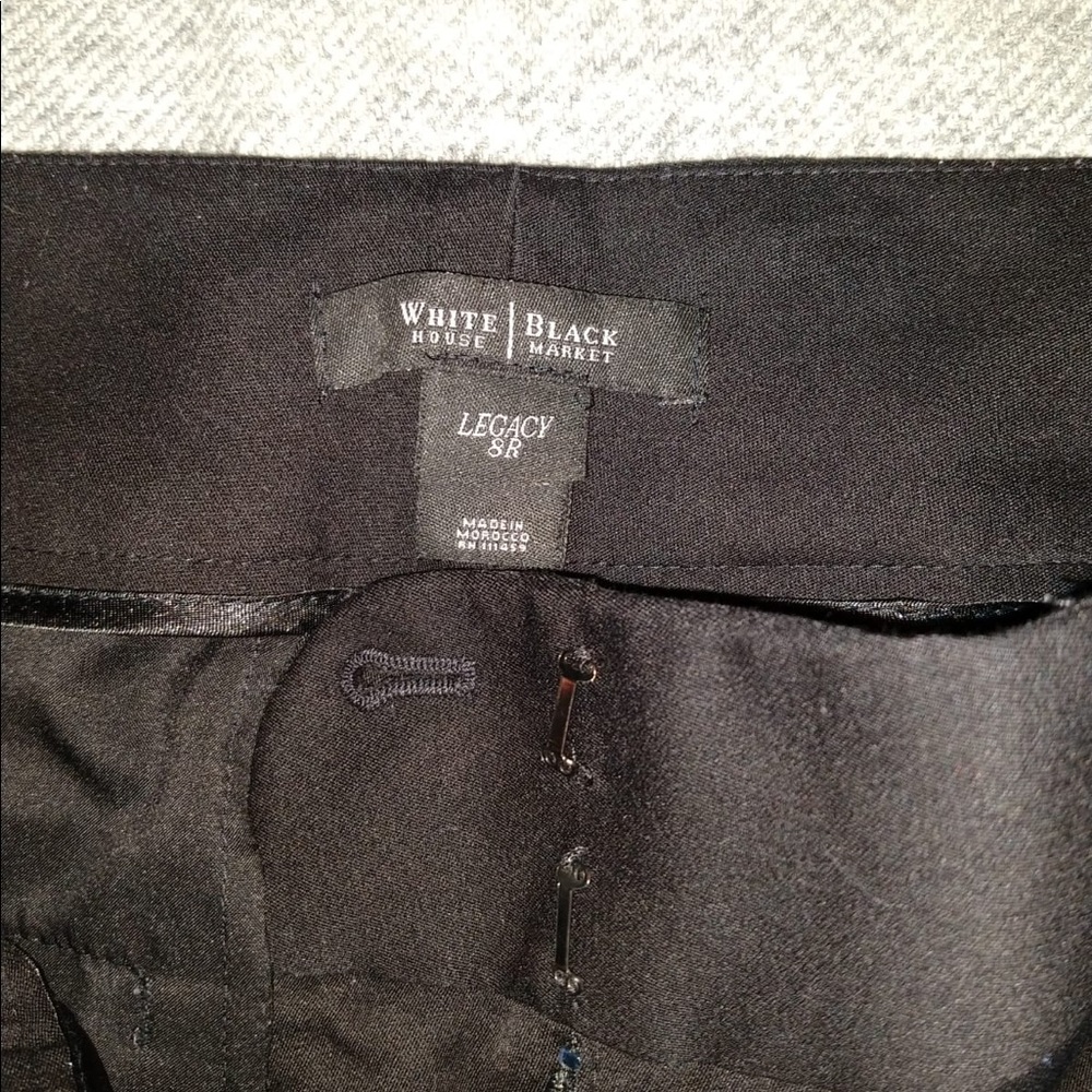 WHBM legacy black tuxedo pant